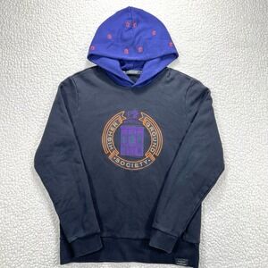 Scotch & Soda Hoodie Large Higher Ground Society Embroidered Logo Streetwear